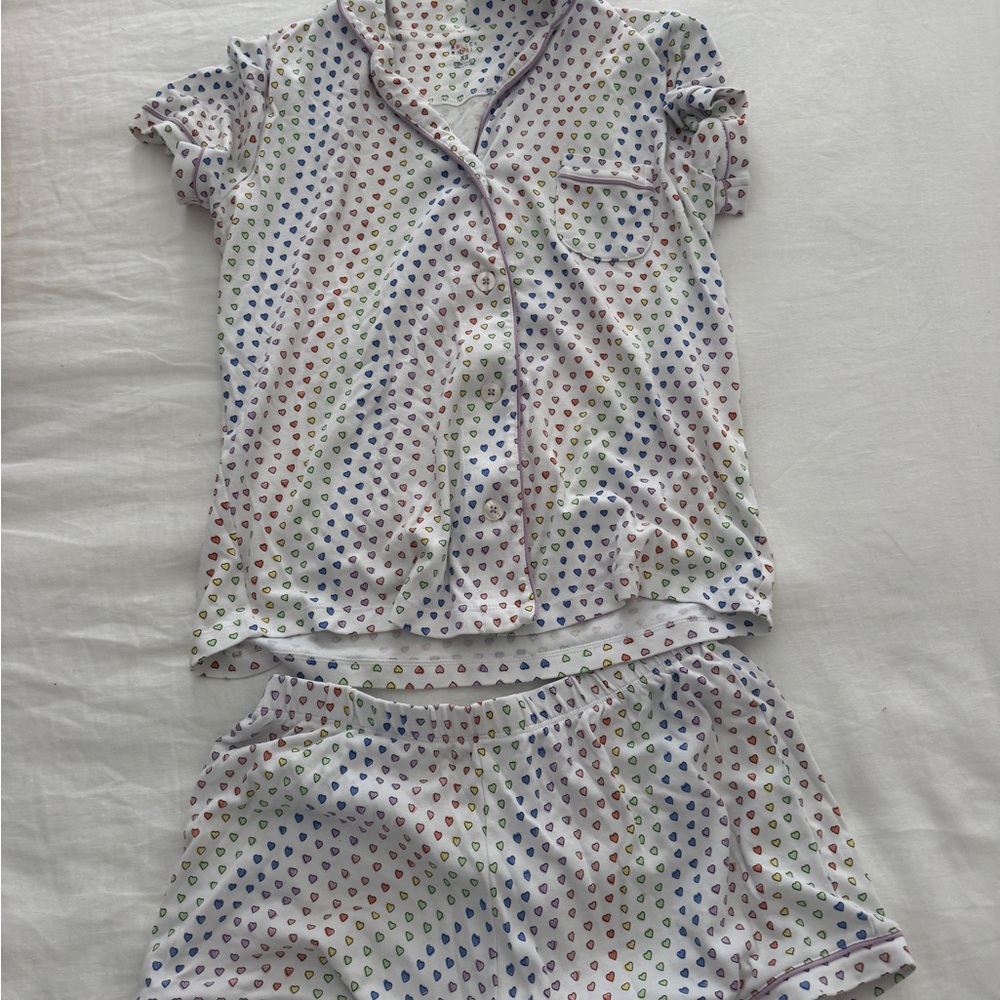 Roller Rabbit Disco Hearts Polo Pajamas